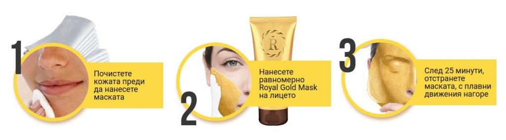 royal gold mask инструкции за употреба